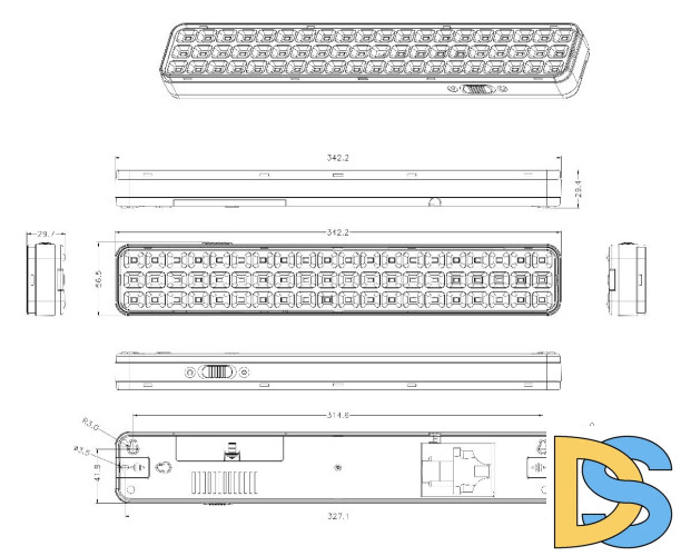 Аварийный светильник Эра DBA-106-0-20 Б0044399