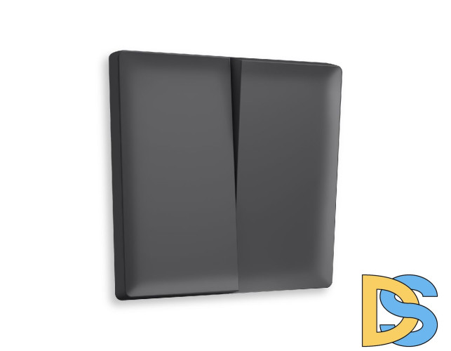 Лицевая панель для выключателя двухклавишного Ambrella Volt Alfa AP9030