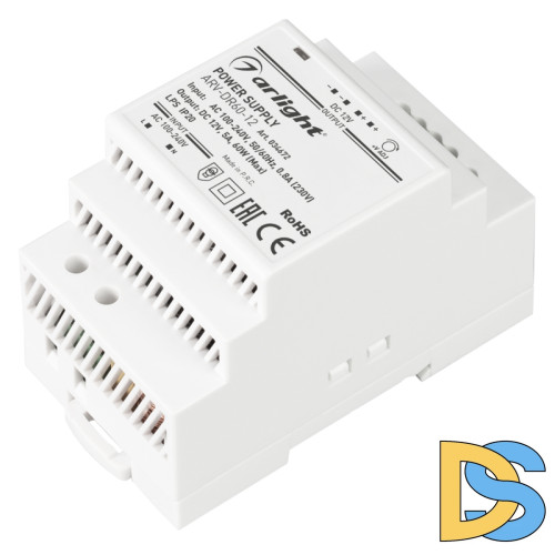 Блок питания Arlight ARV-DR60-12 (12V, 5A, 54W) 034672