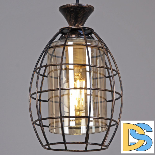 Подвесной светильник Reluce 03525-0.9-01 BK+GD