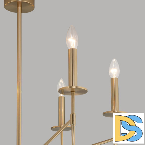 Люстра на штанге Eurosvet Anders 60142/6 латунь a061930