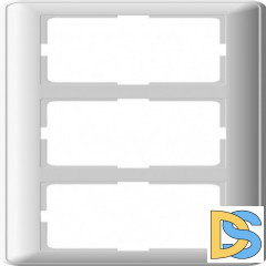 Рамка 3-ая (тройная), Белый, серия Wessen 59, Schneider Electric