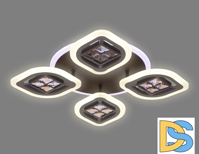 Потолочная светодиодная люстра Ambrella Light Acrylica Ice FA281