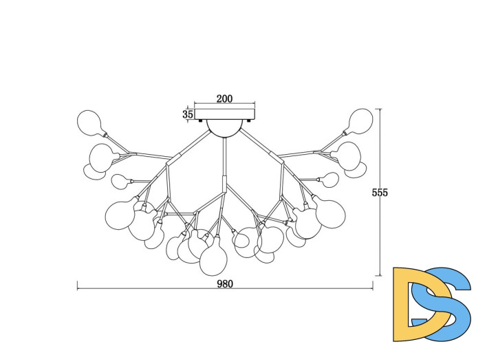 Потолочная люстра Freya Florencia FR5049CL-36W1