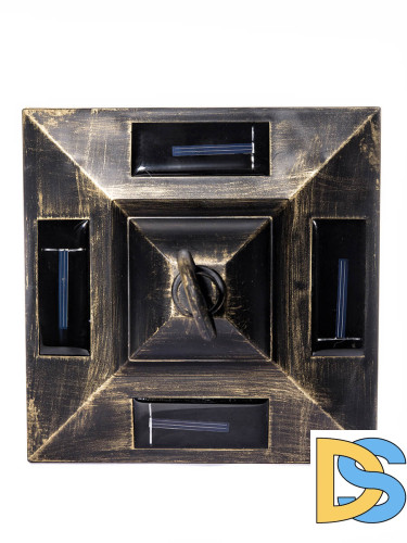 Подвесной светильник на солнечных батареях (10227) Uniel USL-S-180/PT220 Bronze lantern