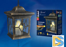 Подвесной светильник на солнечных батареях (10227) Uniel USL-S-180/PT220 Bronze lantern