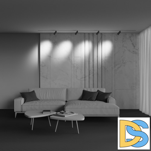 Трековый магнитный светильник Maytoni Focus Zoom TR212-1-12WTW-DS-Z-B