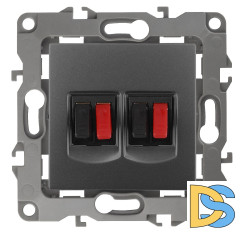 Розетка аудио двойная Эра 12-3112-12 Б0027467