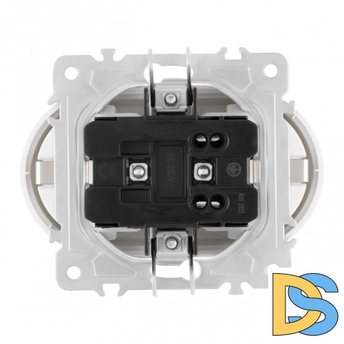 Розетка двойная с заземлением Arte Milano 202.40-2.white