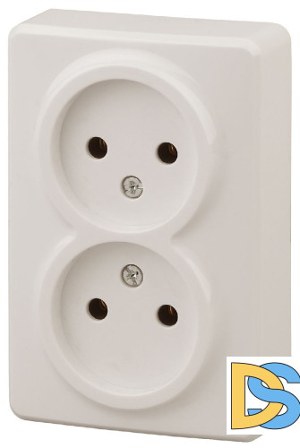 Розетка 2х2P Эра 11-2202-02 Б0020683