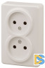 Розетка 2х2P Эра 11-2202-02 Б0020683