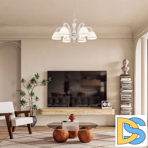 Подвесная люстра Arte Milano 347837/6 WT+G