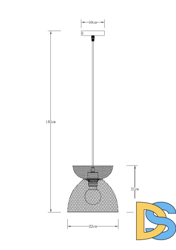 Подвесной светильник Arte Lamp Castello A7065SP-1BK