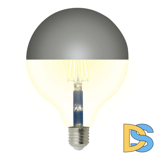 Лампа светодиодная Uniel Sky LED-G125-4W/3000K/E27/CL MIRROR/CHROME PLS02WH UL-00011793