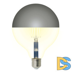 Лампа светодиодная Uniel Sky LED-G125-4W/3000K/E27/CL MIRROR/CHROME PLS02WH UL-00011793