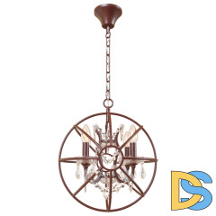 Подвесная люстра LOFT IT Foucaults orb crystal Loft1897/4