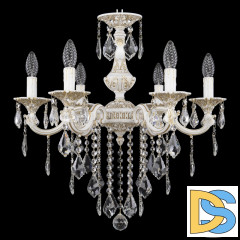 Подвесная люстра Bohemia Ivele Crystal AL78101/6/175 B WMG Leafs