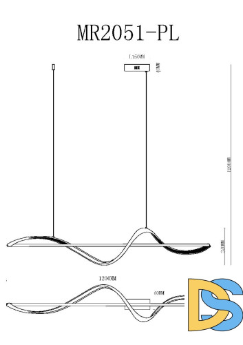 Подвесной светильник MyFar Marry MR2051-PL