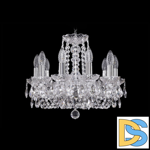 Подвесная люстра Bohemia Ivele Crystal 1402/10/141 Ni