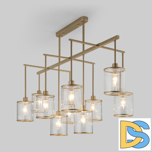 Потолочная люстра Eurosvet Inari 60144/10 золото a061944