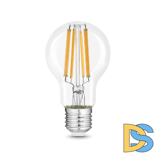 Лампа светодиодная филаментная Gauss E27 20W 2700K груша прозрачная 102902120