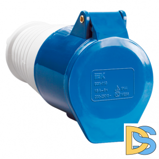 Силовая переносная розетка 2Р+РЕ 32A 220В IP44