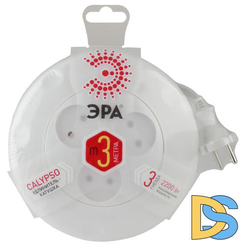 Удлинитель электрический Эра UR-3-3m-W Б0019038