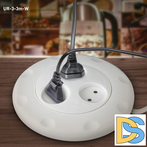 Удлинитель электрический Эра UR-3-3m-W Б0019038