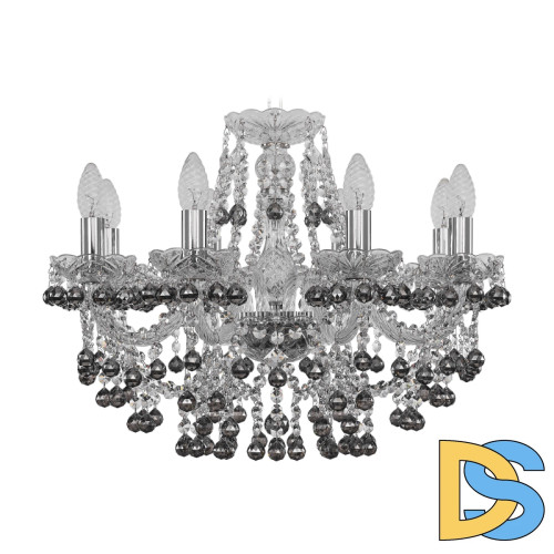 Подвесная люстра Bohemia Ivele Crystal 1409/8/195 Ni K731