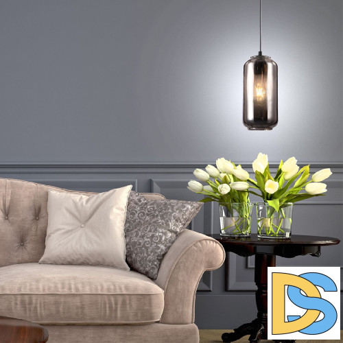 Подвесной светильник Escada Rise 10177/1S Black/Smoke