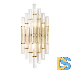 Настенный светильник Crystal Lux SARAGOSA AP2 BRASS/TRANSPARENTE