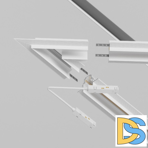 Угол-соединитель для трека Maytoni Technical Accessories for tracks Gravity TRA010CLS-42W