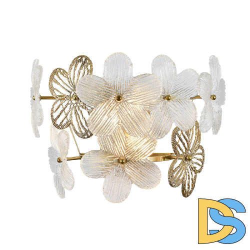 Настенный светильник Indigo Fiori 12049/2W Brass V000554