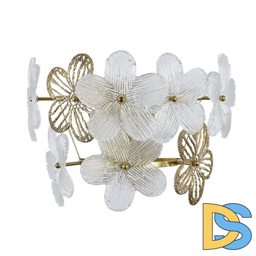 Настенный светильник Indigo Fiori 12049/2W Brass V000554