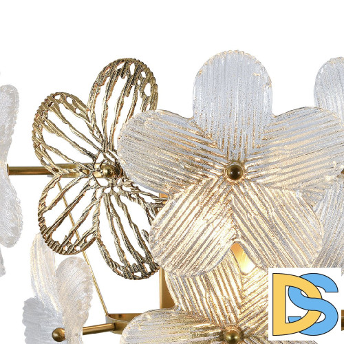 Настенный светильник Indigo Fiori 12049/2W Brass V000554