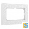 Рамка для двойной розетки (белый) W0082401