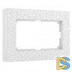 Рамка для двойной розетки (белый) W0082401
