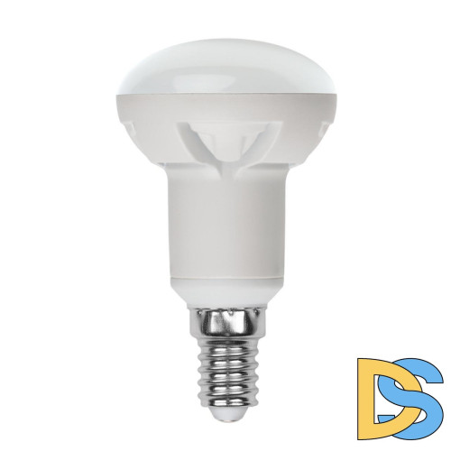 Лампа светодиодная диммируемая (UL-00004709) Uniel E14 7W 4000K матовая LED-R50 7W/4000K/E14/FR/DIM PLP01WH