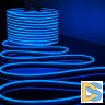 Светодиодный гибкий неон Elektrostandard 220V 9,6W 120Led 2835 IP67 односторонний синий, 50 м 4690389136542