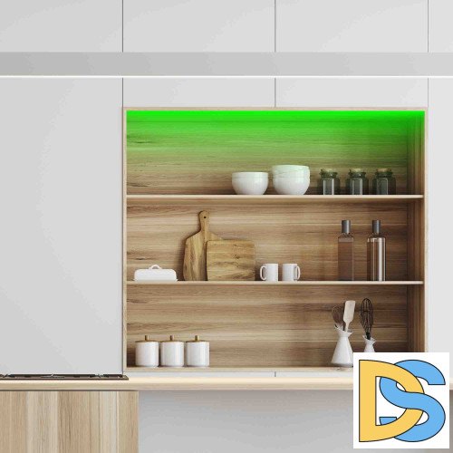 Светодиодная лента Apeyron 12В СТ 14,4Вт/м smd5050 60д/м IP20 5м зеленая 49BL