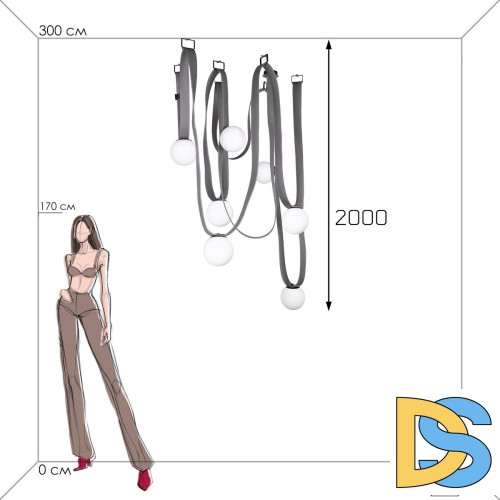 Подвесная люстра Loft IT Picot 10240/7