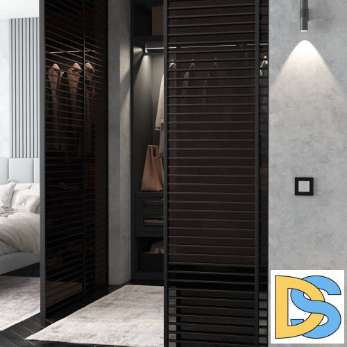 Рамка на 1 пост Werkel Slab (черный матовый) W0012908