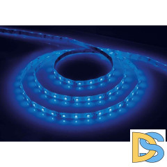Светодиодная влагозащищенная лента Feron 4,8W/m 60LED/m 2835SMD синий 5M LS604 27677