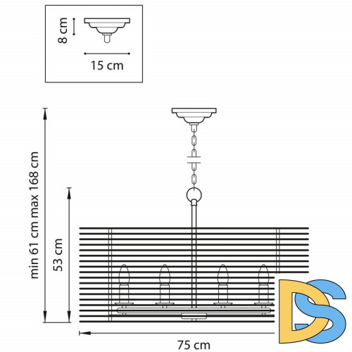 Подвесная люстра Lightstar Zeta 728083