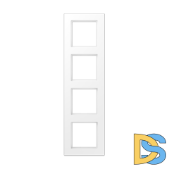 Рамка четырехместная Jung A5584BFWWM