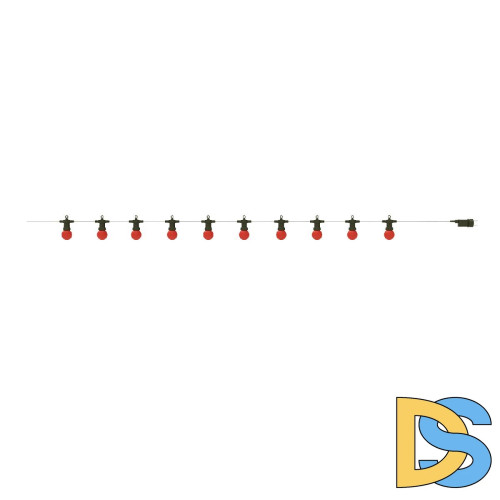 Светодиодная гирлянда белт-лайт Gauss Holiday HL064