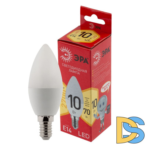 Лампа светодиодная Эра E14 10W 2700K LED B35-10W-827-E14 R Б0049641