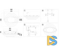 Потолочная люстра Ambrella Light Acrylica Disk FA8524
