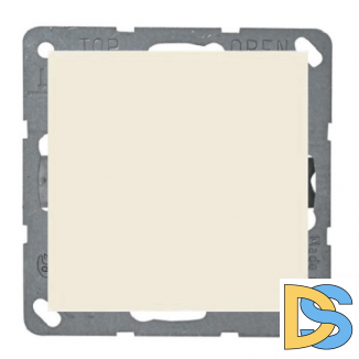 Выключатель одноклавишный проходной (с 2-х мест) Jung ECO Profi 10А Слоновая кость