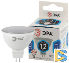 Лампа светодиодная Эра GU5.3 12W 4000K LED MR16-12W-840-GU5.3 Б0040888